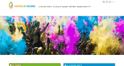 Desktop Screenshot of holifestival.com
